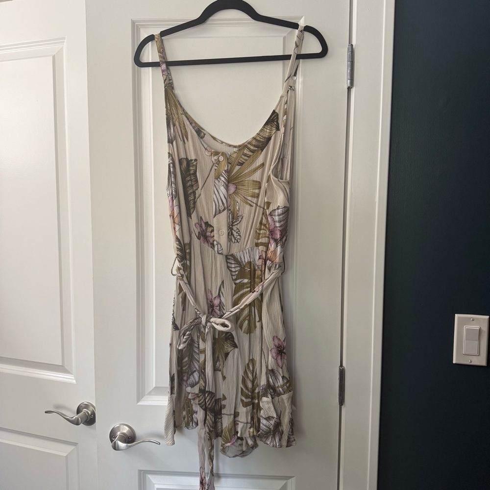 City Chic Belted Romper